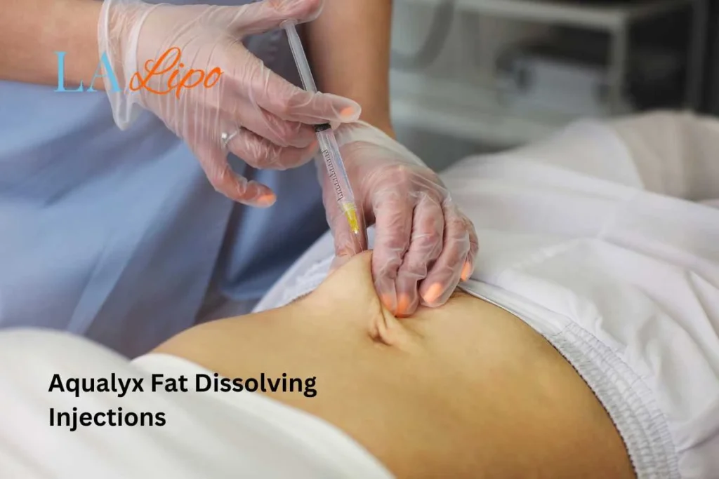 woman having fat dissolving injections Stoke-upon-Trent in the stomach
