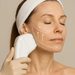 Woman having HI-FU to reduce wrinkles call LA LIPO Stoke-upon-Trent Now!