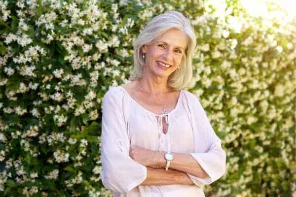 Older woman happy with urinary incontinence treatment Stoke-upon-Trent