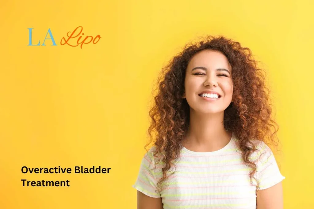 woman smiling about overactive bladder treatment Stoke-upon-Trent solutions
